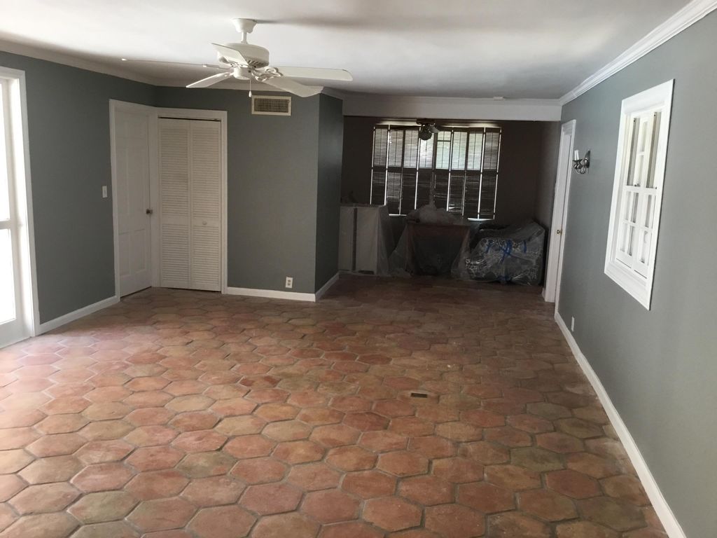 We repaired several cracks in the ceiling and wall