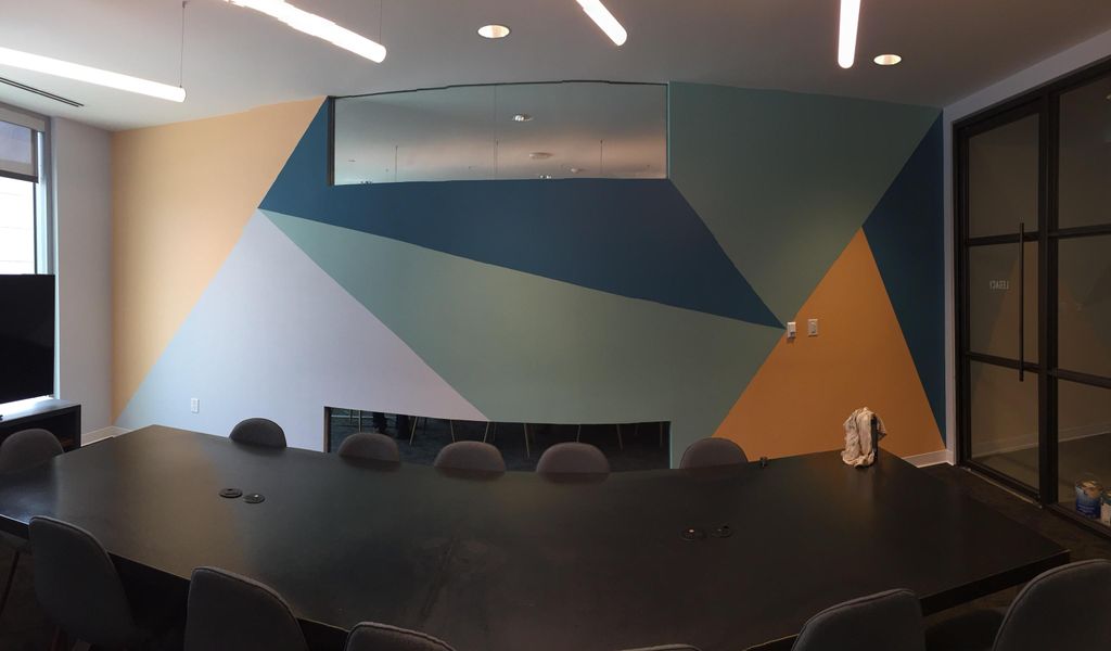 Geo Shape Accent Wall