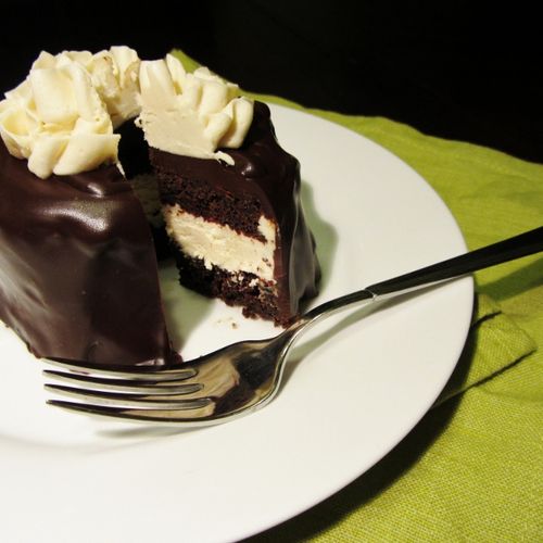 Decadent Car Bomb Cake -sized for intimate dinner 