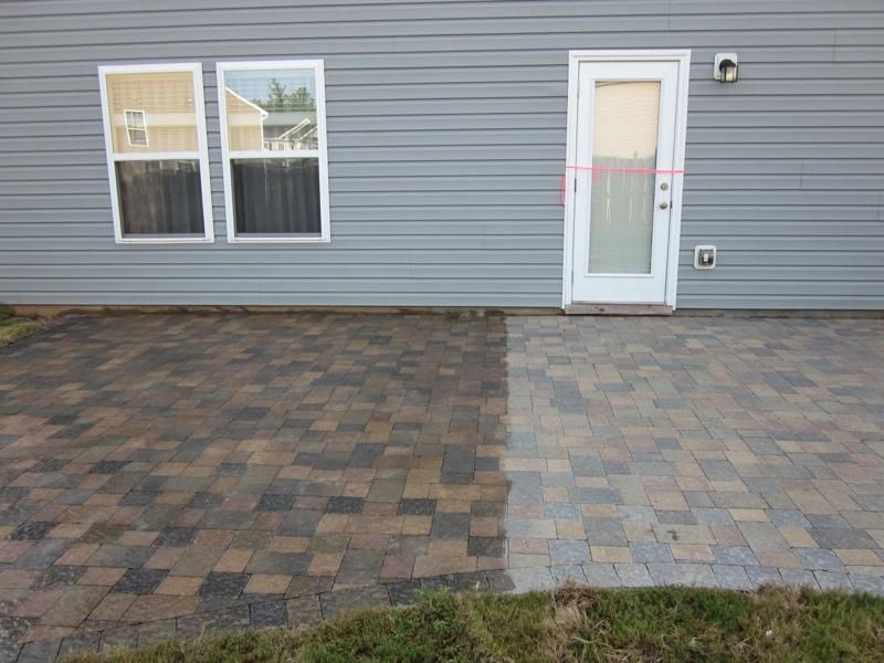 Paver Stone Patio. Cleaned, Re-Sanded and Sealed