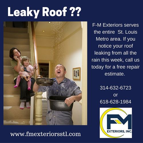 We do roof repairs!
