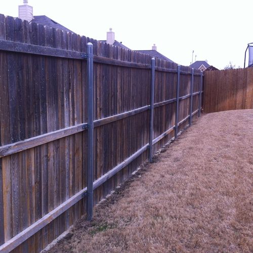 Fence stain - Before