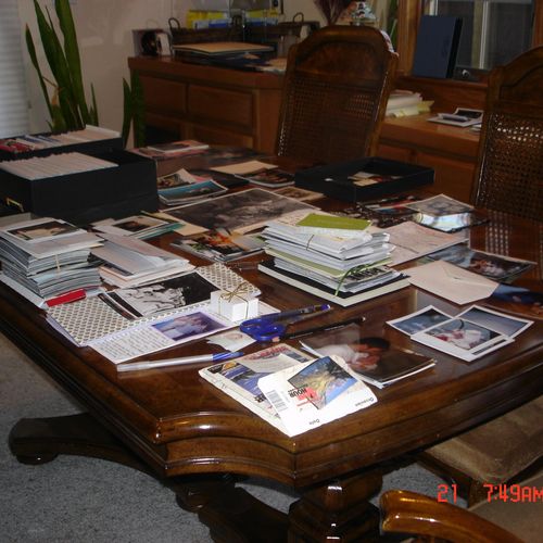 Photo Organizing - many loose photos, memorabilia,