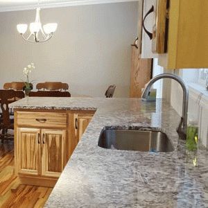 Corian Counter Top, Faucet, and Cabinet Installati