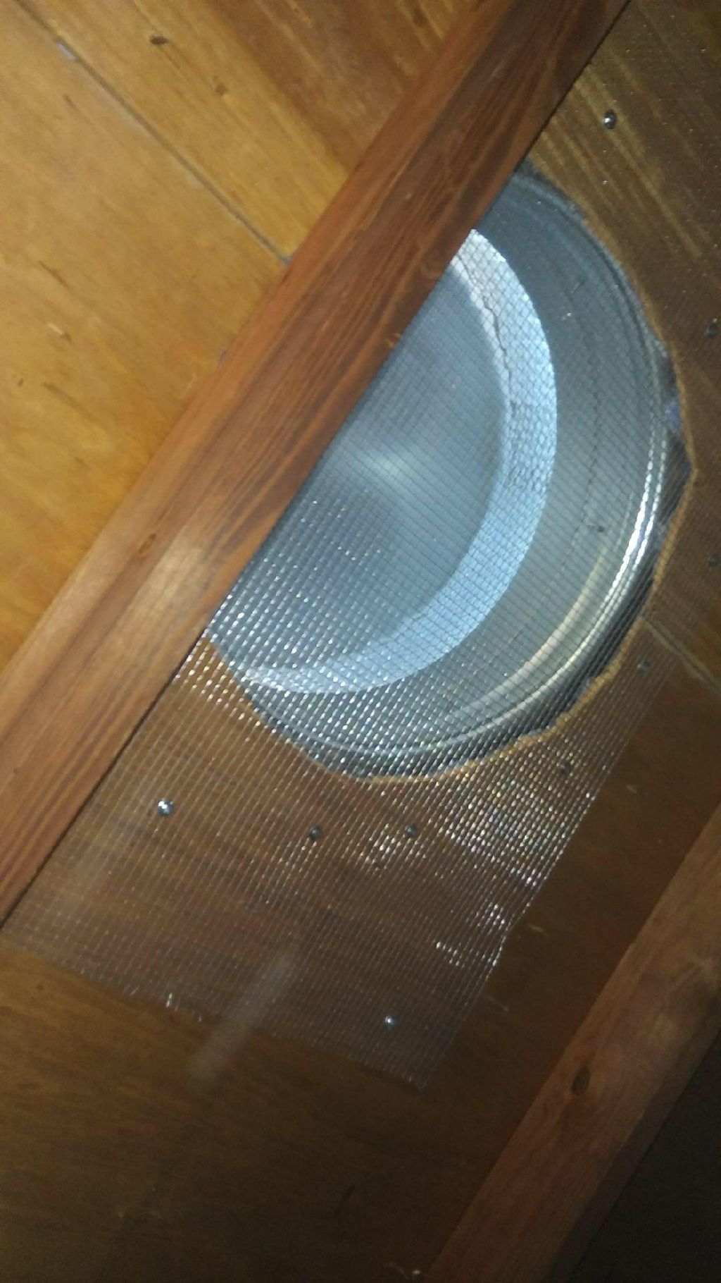 Property screened roof vents prevent wildlife from