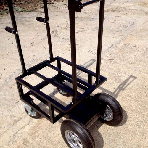 All aluminum cart for the audio industry