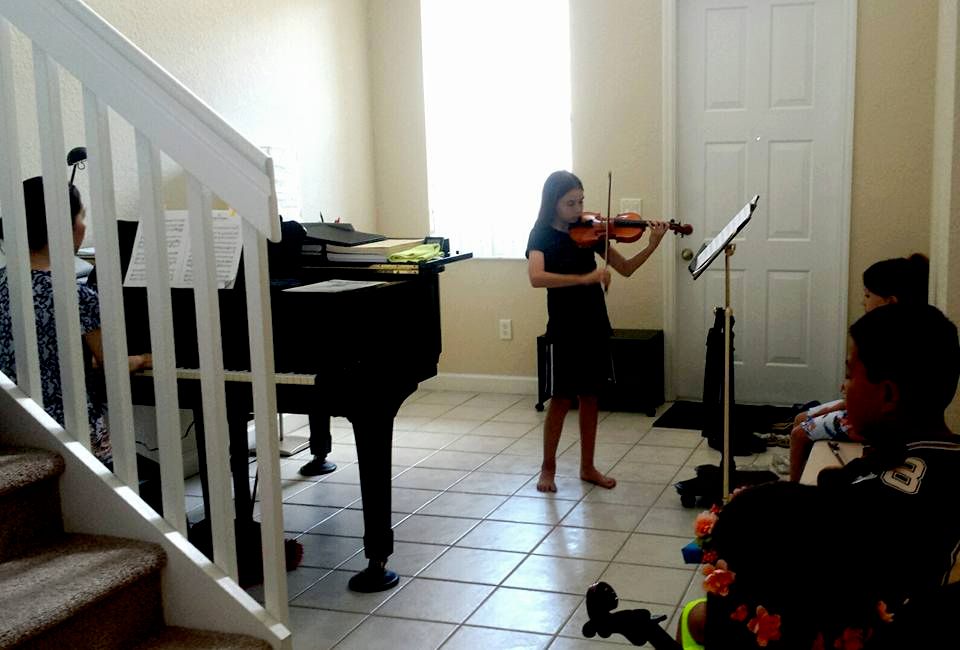 Studio class is held once a month