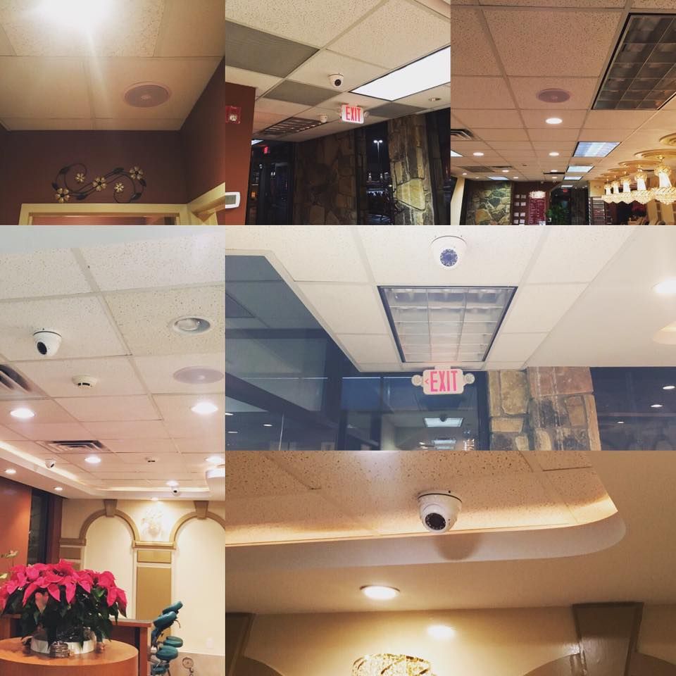 In this Nail Salon, we installed 12 security camer