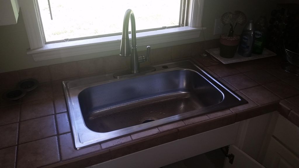 The new single bowl sink 