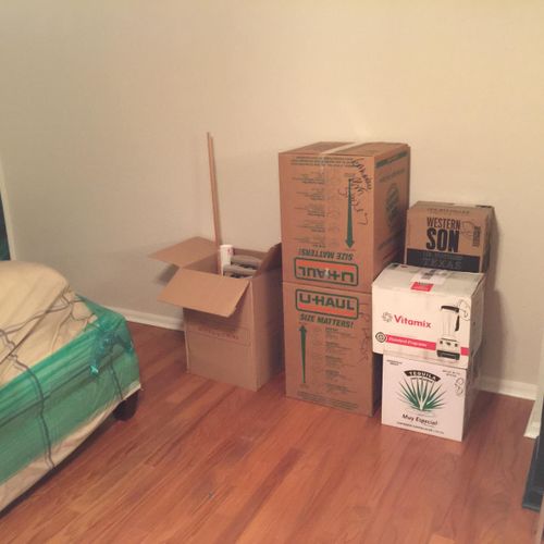 Preparing for a split move to new apartment and st