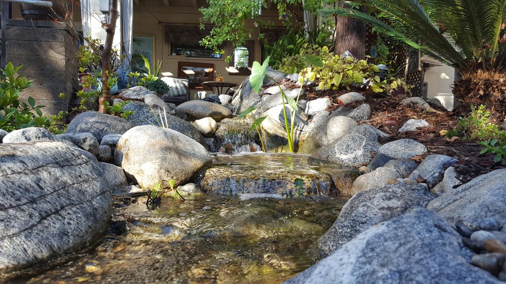 A 15' stream with several small falls.
