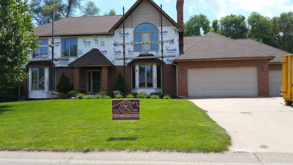 House getting remodeled with New LP Smart Siding