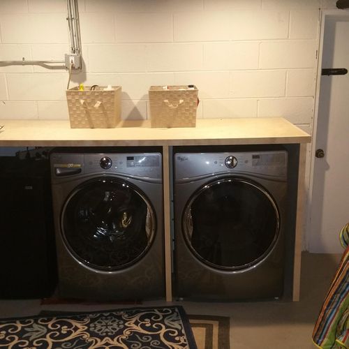 cabinet for washer and dryer 