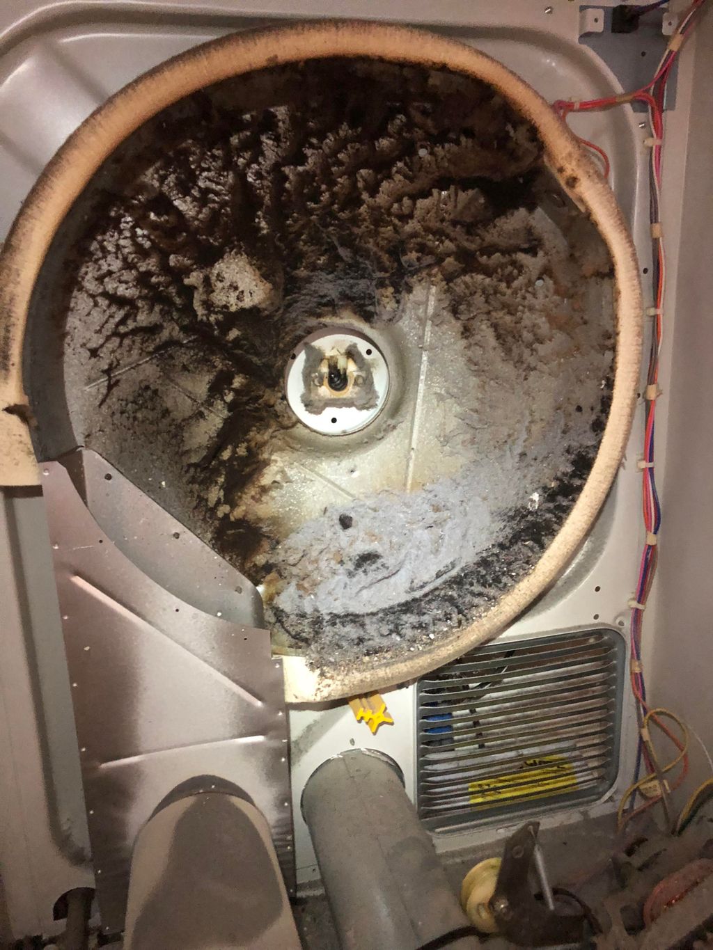 Fire in the dryer