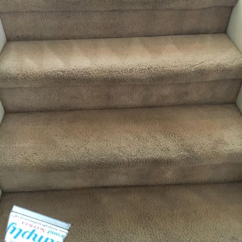 We utilize a detail wand for our stair cleaning se