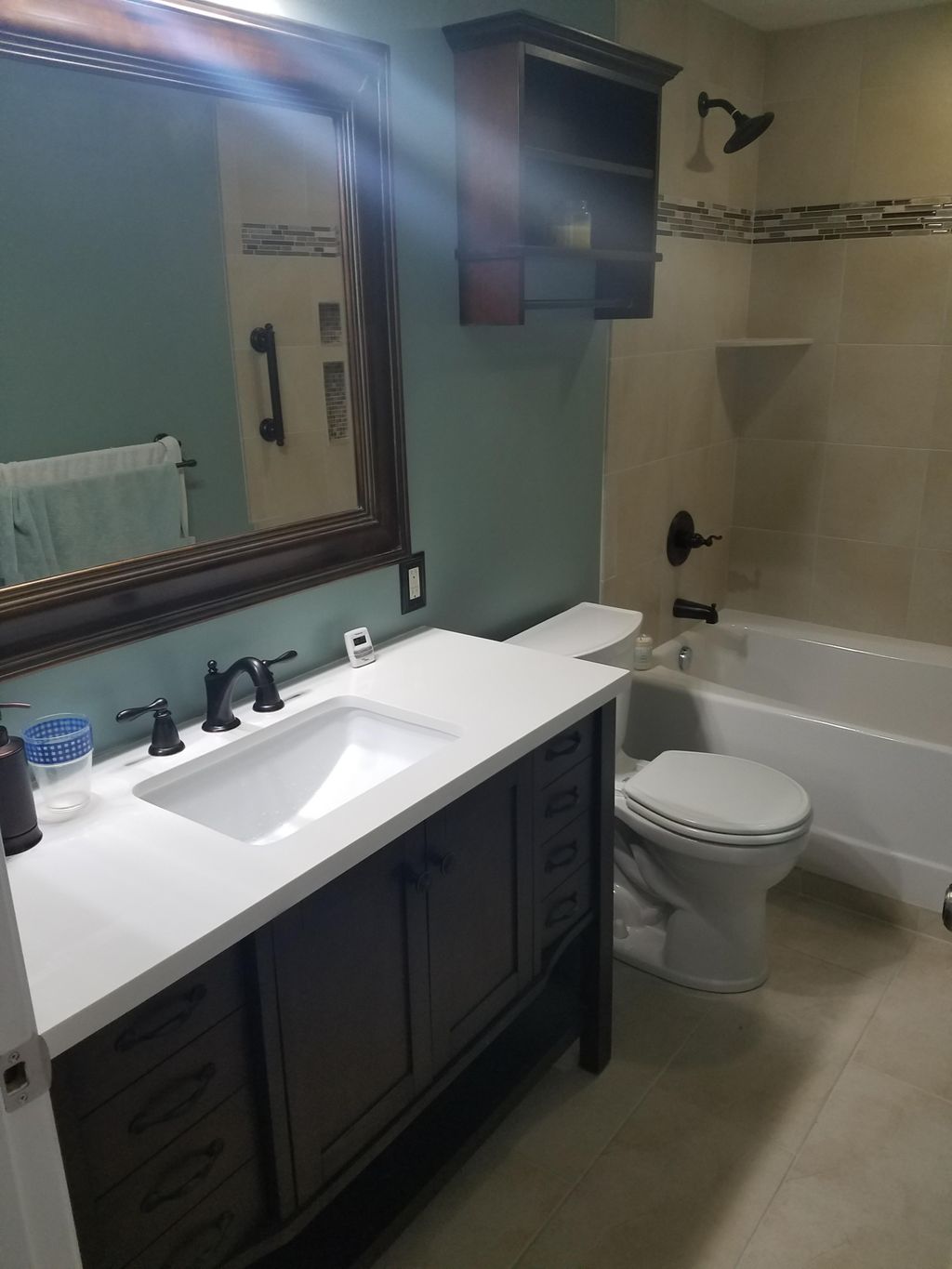 finished Hall bath remodel in Columbia