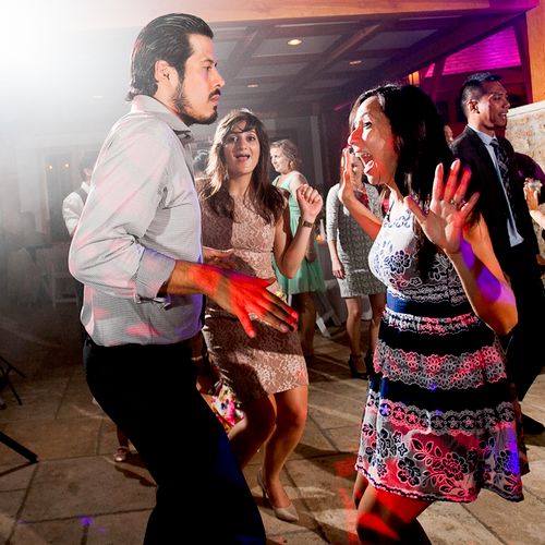 Middle of the dance floor at a recent wedding.