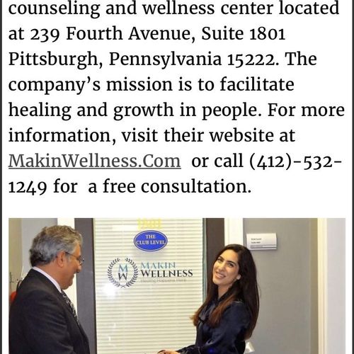 Featured on Pittsburgh Press Release