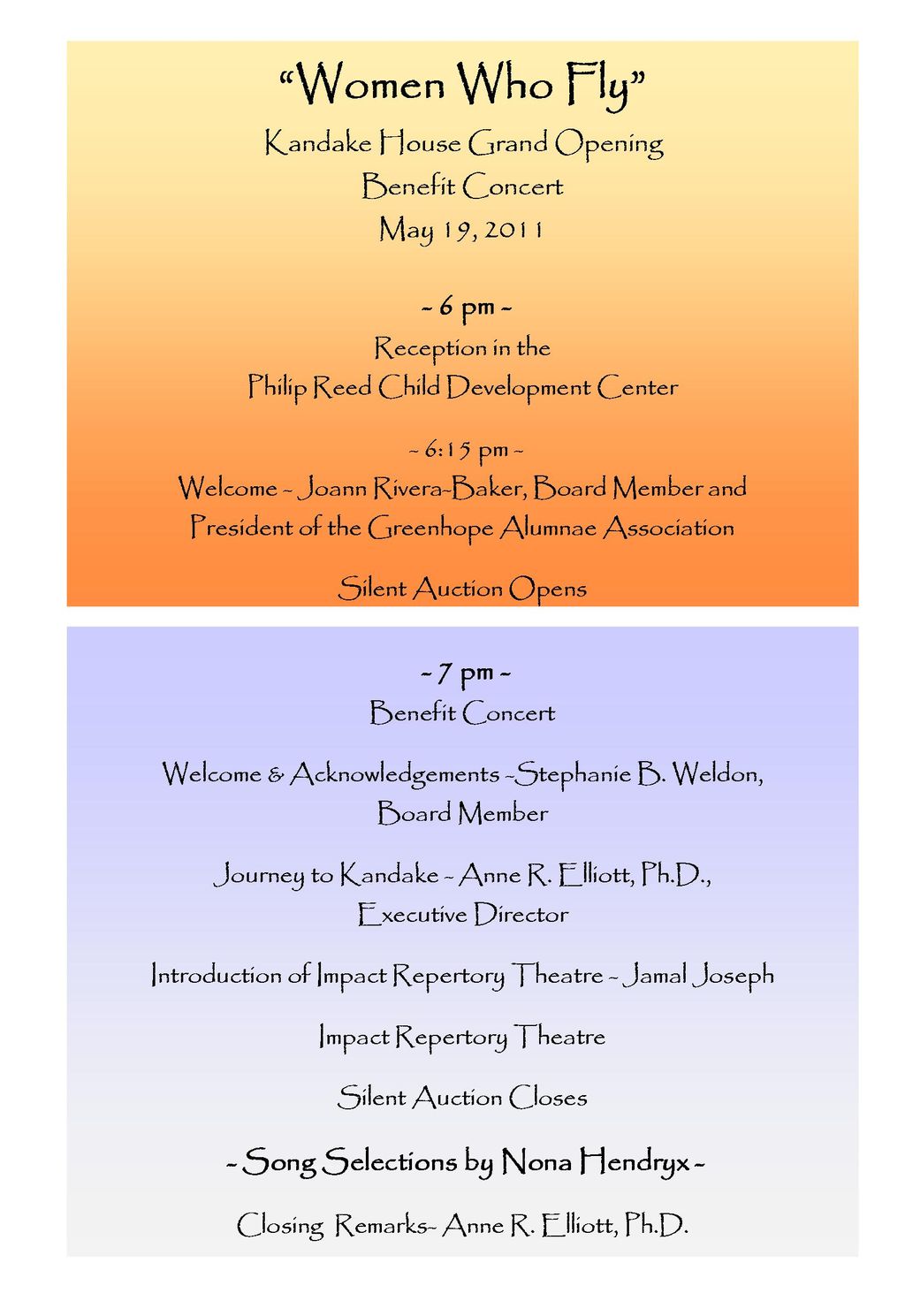 Event Planning | Program Design and Layout