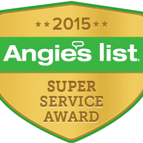 Angieslist Super Service Award Winner!  3 Years in