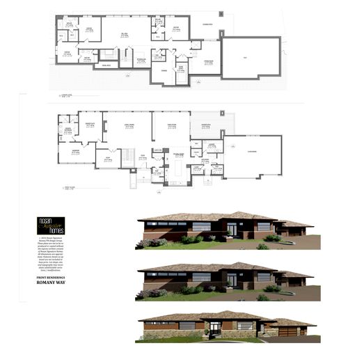 Residential - Presentation Floor Plans and Exterio