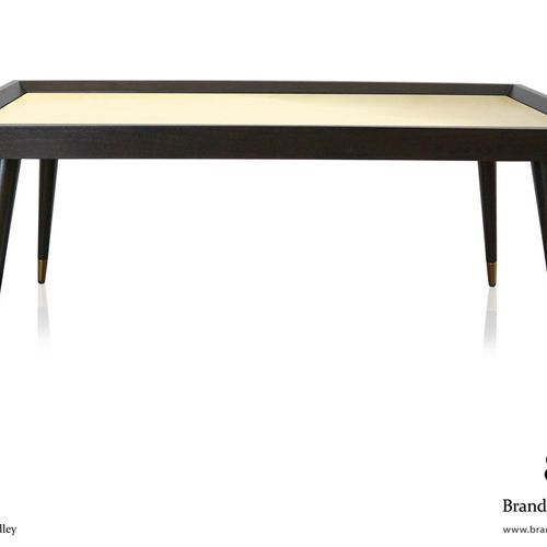 Mayfield Table
American Walnut and Solid Brass