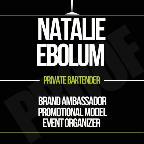 Brand Ambassador, Promo Model, Event Bartend and s