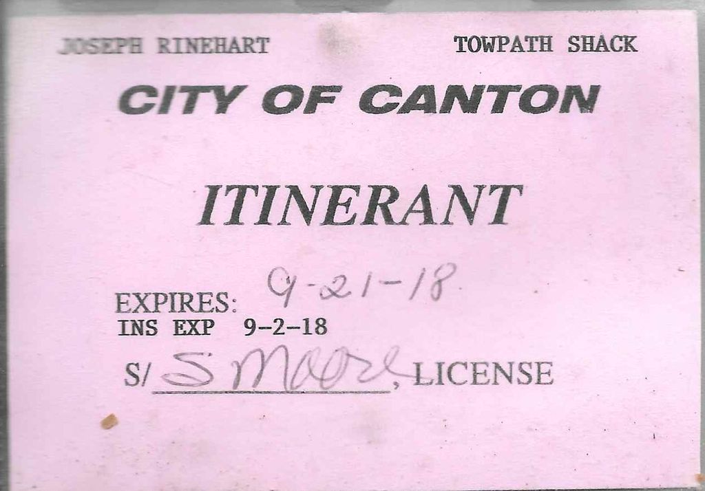3rd licensed in Canton, OH since 2011