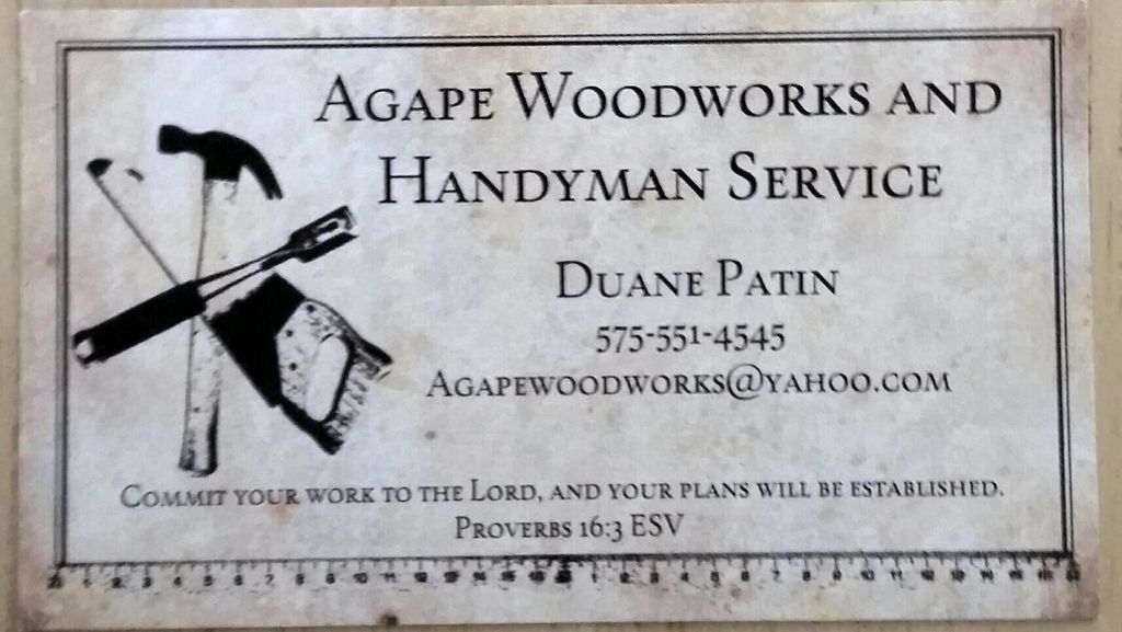Agape Woodworks and Handyman Service
