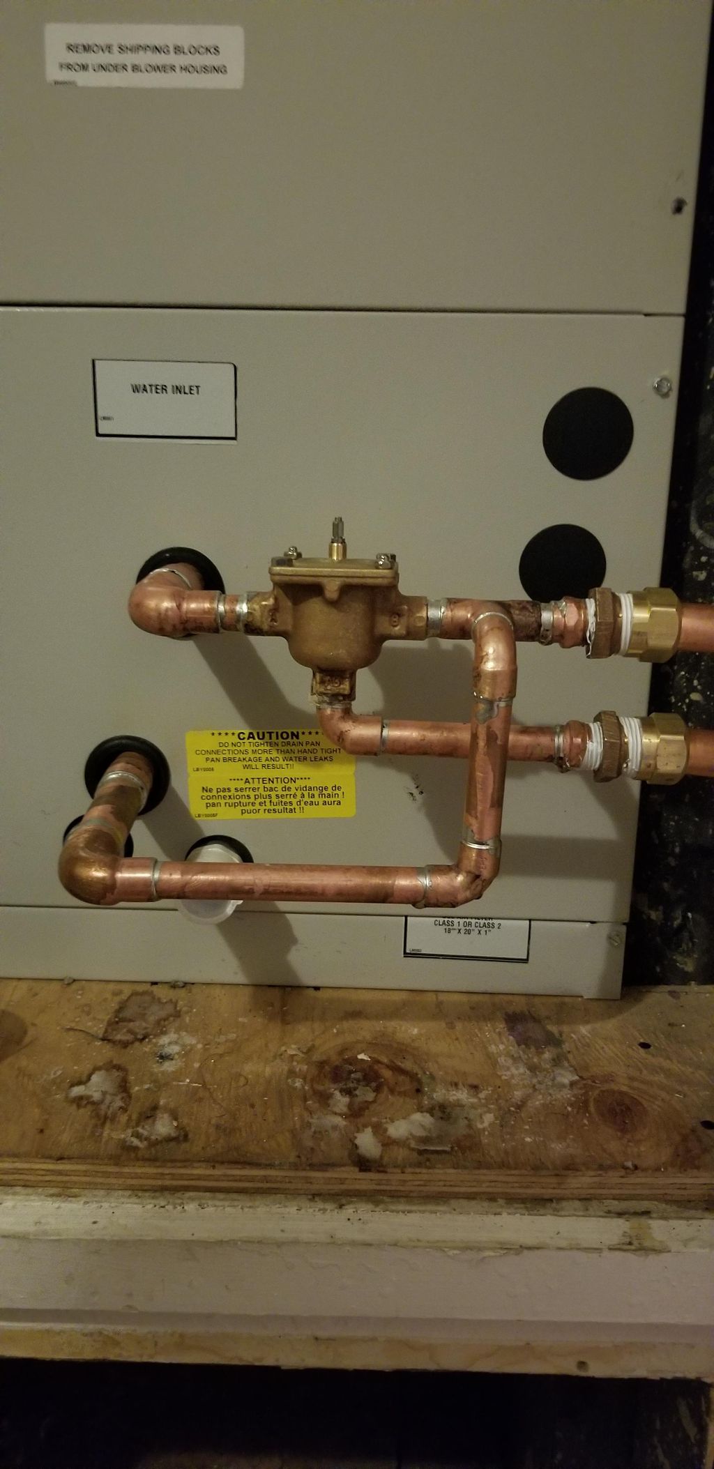 water source cooling and heating air handler 