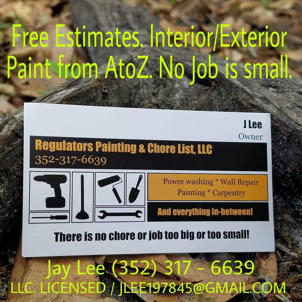 Regulators Painting & Chore List LLC