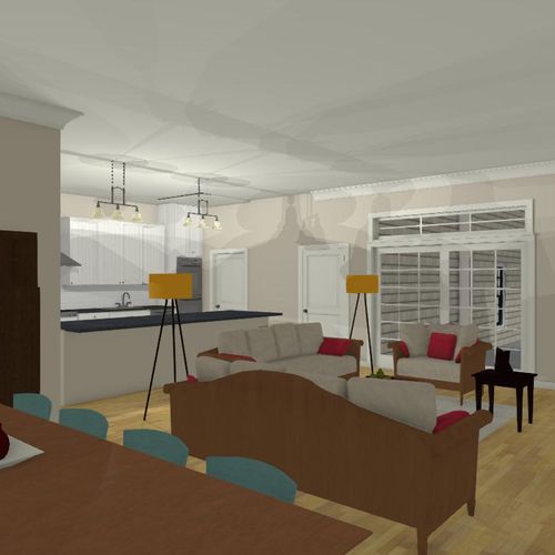 Interior rendering of current house project