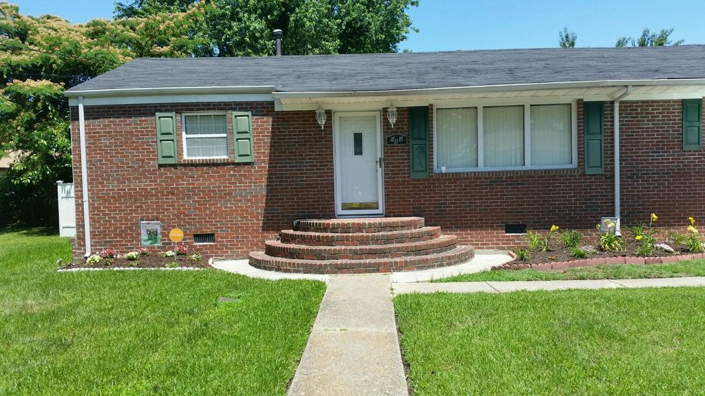 Landscape project fully mulched and planted flower