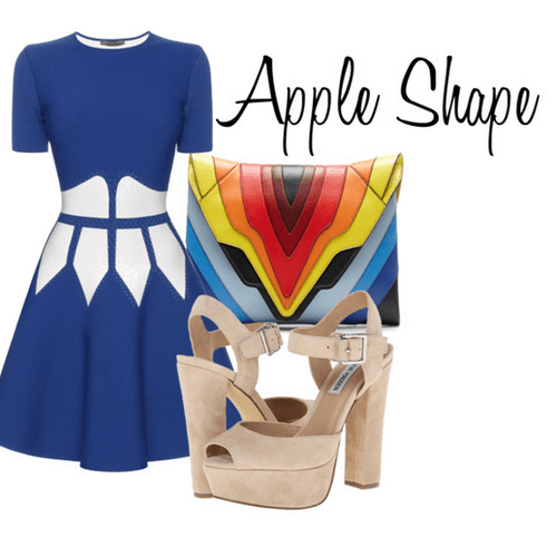 Dressy outfit for apple shape women