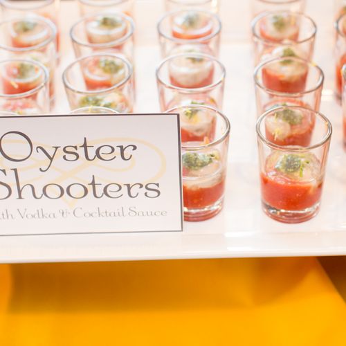 Custom Oyster Shooters!