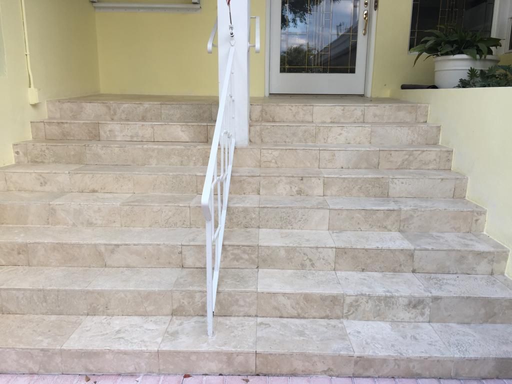 Rustic marble restoration - after