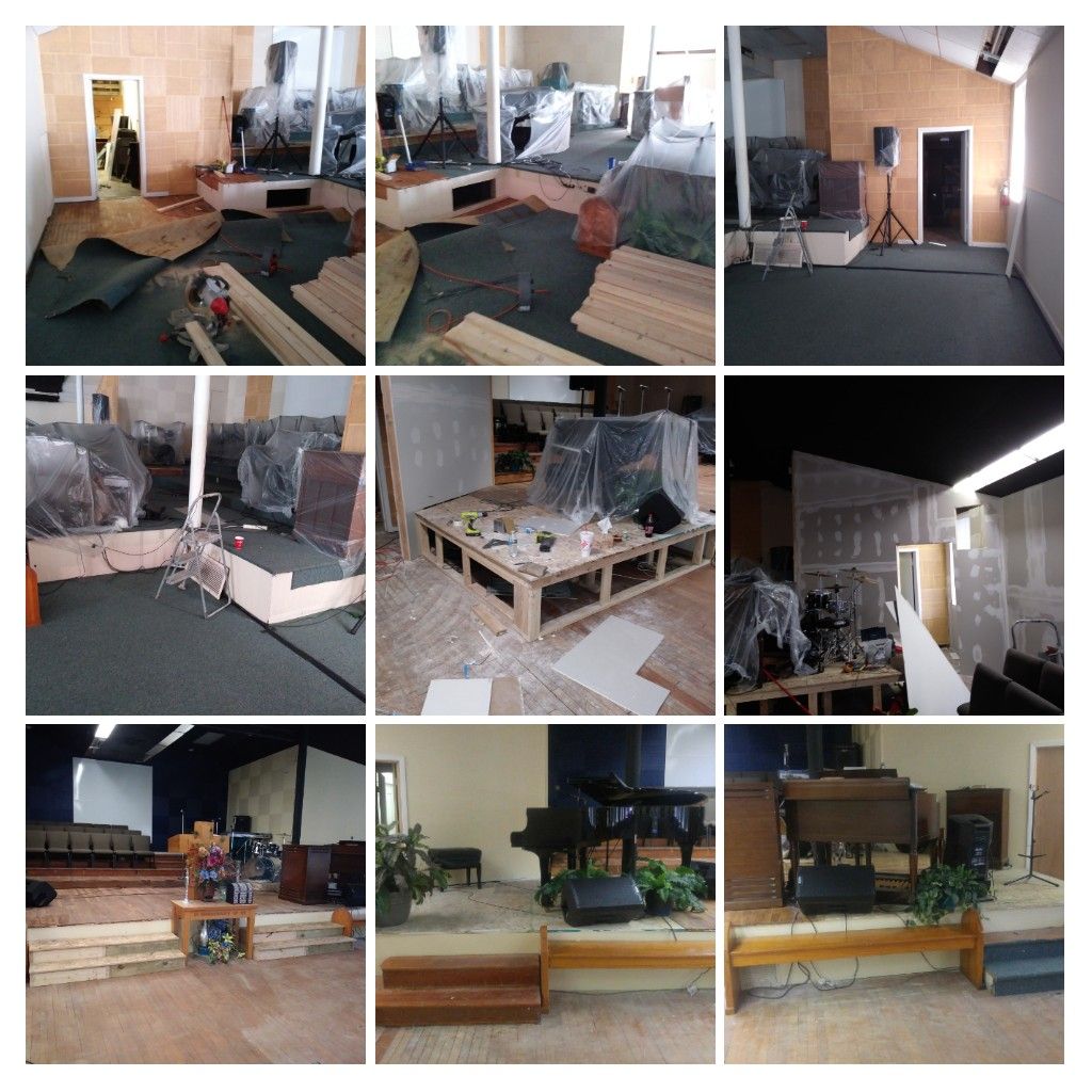 1960's Church-Custom built new stage additions and