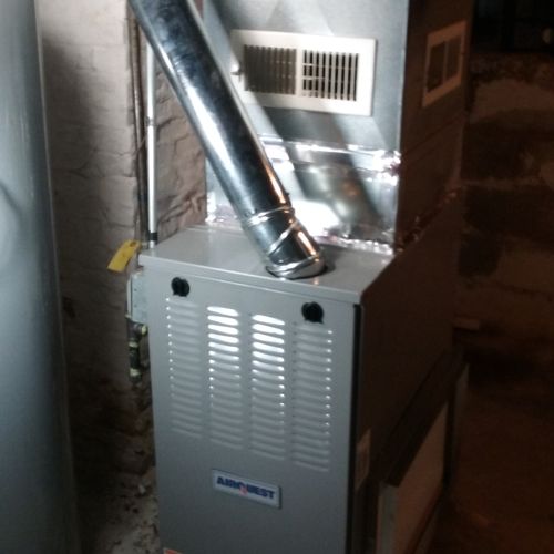 Installed gas furnace in Cleveland, OH