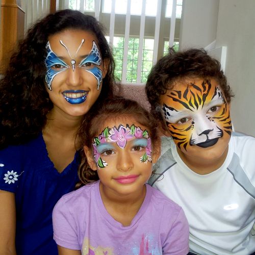 Full face painting designs