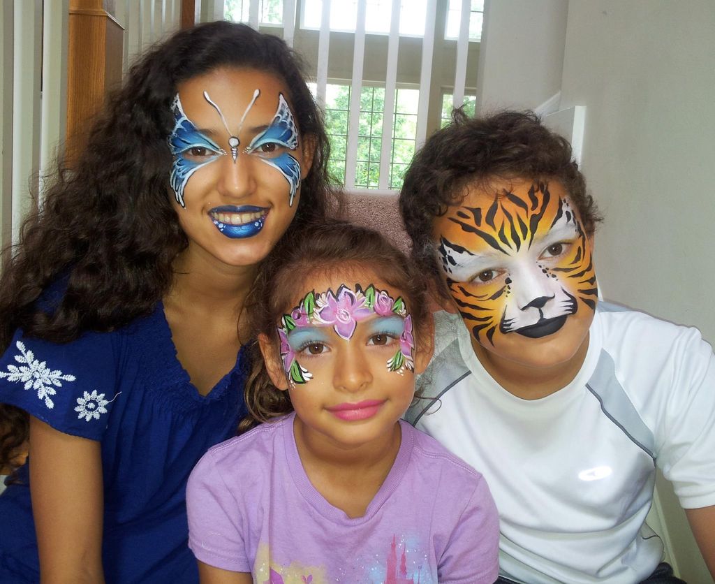 Full face painting designs