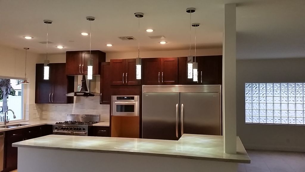 Designed and installed lights and appliances.
