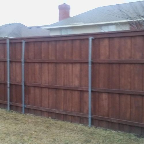 8 foot fence.