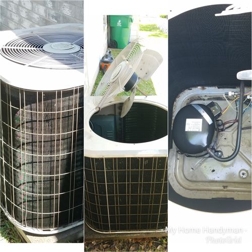 AC condenser cleaning services, ready for the Hot 