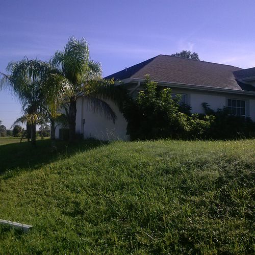 Before shot house in Cape Coral