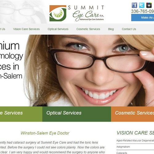 Summit Eyecare
We were excited to help Dr. Vic Khe