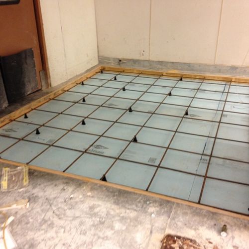 insulated floor layer