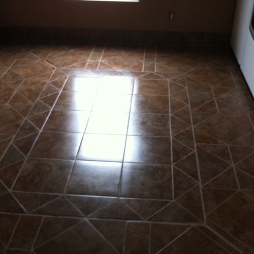 finished tile floor in lebanon