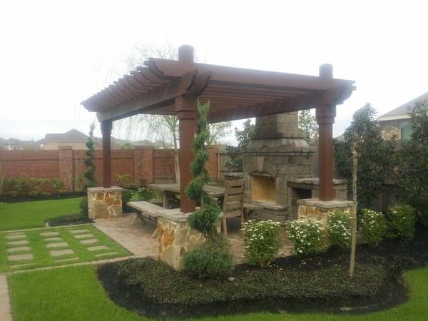Do you want a purgola or an outdoor fireplace?