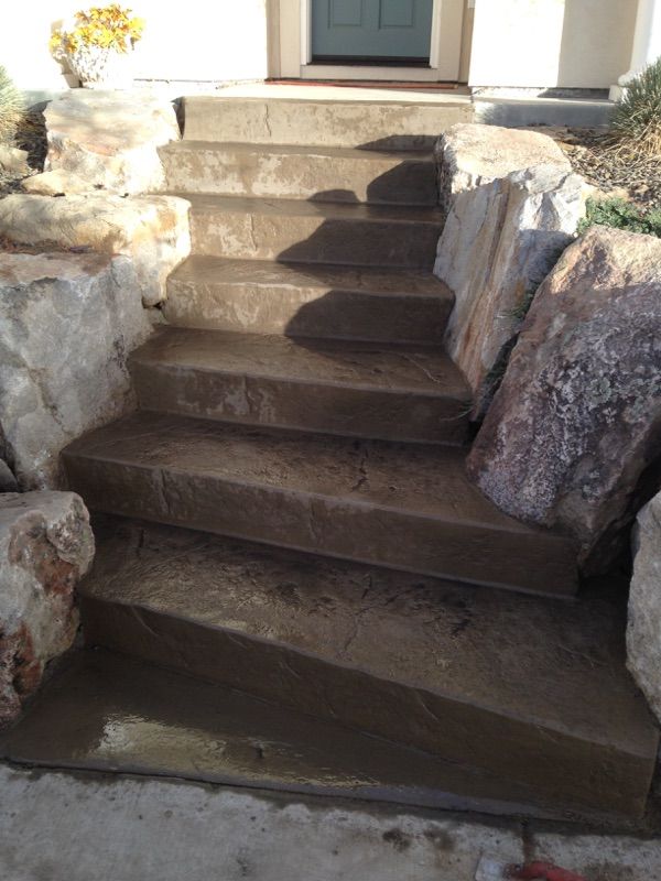 Donna H. Stairs- rough stone texture - Color (pebb
