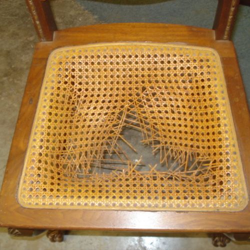 Wicker Chair Before
